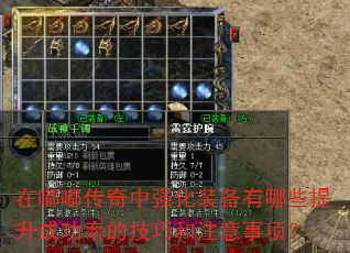 ���ུ�����ǿ��װ������Щ�����ɹ��ʵļ��ɺ�ע�����