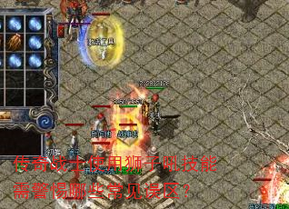 ����սʿʹ��ʨ�Ӻ����辯����Щ����������