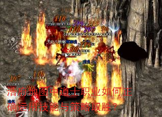 浩府地图中道士职业如何正确运用技能与策略取胜? 浩府地图中道士职业如何正确运用技能与策略取胜?