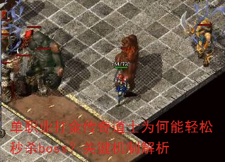 ��ְҵ������ʿΪ����������ɱboss���ؼ����ƽ���