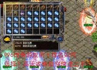 996������Ϸǰʮ�������ѡ�񣿸��湥�������������