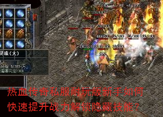 ��Ѫ����˽�������������ο�������ս���������ؼ��ܣ�