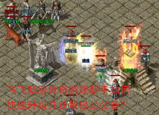 飞飞私服传奇游戏新手如何快速升级并获取极品装备? 飞飞私服传奇游戏新手如何快速升级并获取极品装备?