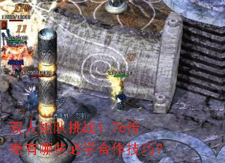 双人组队挑战1.76传奇有哪些必学合作技巧? 双人组队挑战1.76传奇有哪些必学合作技巧?