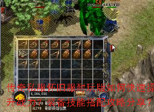 传奇私服怀旧服耐玩版如何快速提升战力?装备技能搭配攻略分享? 传奇私服怀旧服耐玩版如何快速提升战力?装备技能搭配攻略分享?