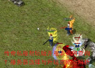 传奇私服耐玩版开服表如何查询?服务器选择与升级攻略全解析 传奇私服耐玩版开服表如何查询?服务器选择与升级攻略全解析