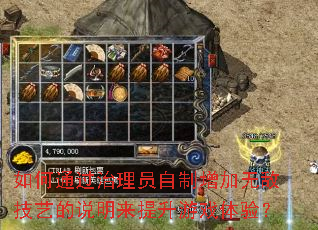 如何通过治理员自制增加无敌技艺的说明来提升游戏体验? 如何通过治理员自制增加无敌技艺的说明来提升游戏体验?