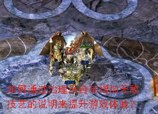 如何通过治理员自制增加无敌技艺的说明来提升游戏体验? 如何通过治理员自制增加无敌技艺的说明来提升游戏体验?