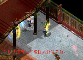 如何快速升级?抱住大腿是关键。 如何快速升级?抱住大腿是关键。