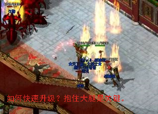 如何快速升级?抱住大腿是关键。 如何快速升级?抱住大腿是关键。