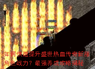 如何快速提升盛世热血传奇新服角色战力?最强养成攻略揭秘 如何快速提升盛世热血传奇新服角色战力?最强养成攻略揭秘