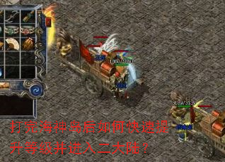 打完海神岛后如何快速提升等级并进入二大陆? 打完海神岛后如何快速提升等级并进入二大陆?
