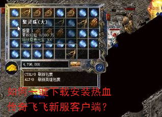 如何一键下载安装热血传奇飞飞新服客户端? 如何一键下载安装热血传奇飞飞新服客户端?