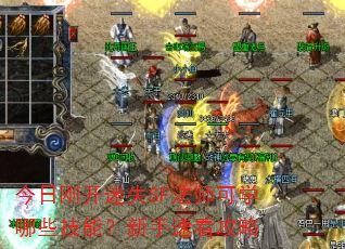 今日刚开迷失SF法师可学哪些技能?新手速看攻略 今日刚开迷失SF法师可学哪些技能?新手速看攻略