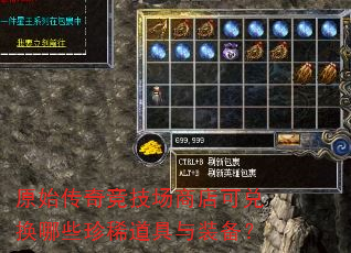 原始传奇竞技场商店可兑换哪些珍稀道具与装备? 原始传奇竞技场商店可兑换哪些珍稀道具与装备?