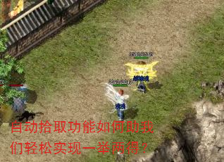 自动拾取功能如何助我们轻松实现一举两得? 自动拾取功能如何助我们轻松实现一举两得?
