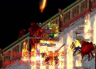 如何快速提升冰雪版本角色等级与装备战力? 如何快速提升冰雪版本角色等级与装备战力?