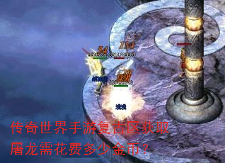 传奇世界手游复古区获取屠龙需花费多少金币? 传奇世界手游复古区获取屠龙需花费多少金币?