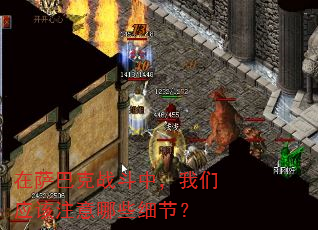 在萨巴克战斗中,我们应该注意哪些细节? 在萨巴克战斗中,我们应该注意哪些细节?