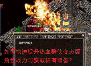 如何快速提升热血群侠变态版角色战力与获取稀有装备? 如何快速提升热血群侠变态版角色战力与获取稀有装备?