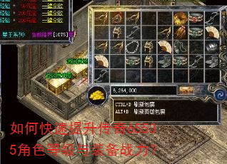 如何快速提升传奇65535角色等级与装备战力? 如何快速提升传奇65535角色等级与装备战力?