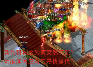 新传奇私服为何突然下架?玩家如何应对与寻找替代? 新传奇私服为何突然下架?玩家如何应对与寻找替代?