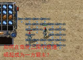 如何在傲世三国中快速崛起成为一方霸主? 如何在傲世三国中快速崛起成为一方霸主?