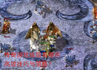 传奇游戏练级有哪些高效技巧与策略? 传奇游戏练级有哪些高效技巧与策略?